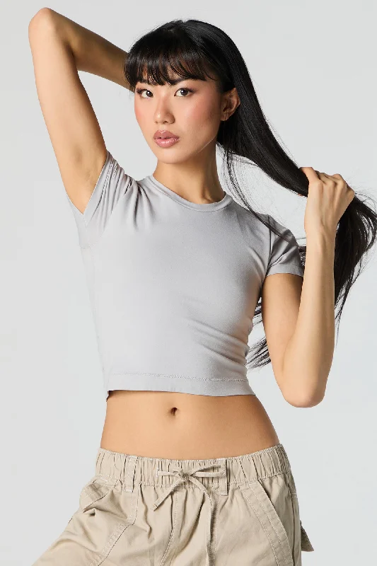 Double Layered Cropped T-Shirt